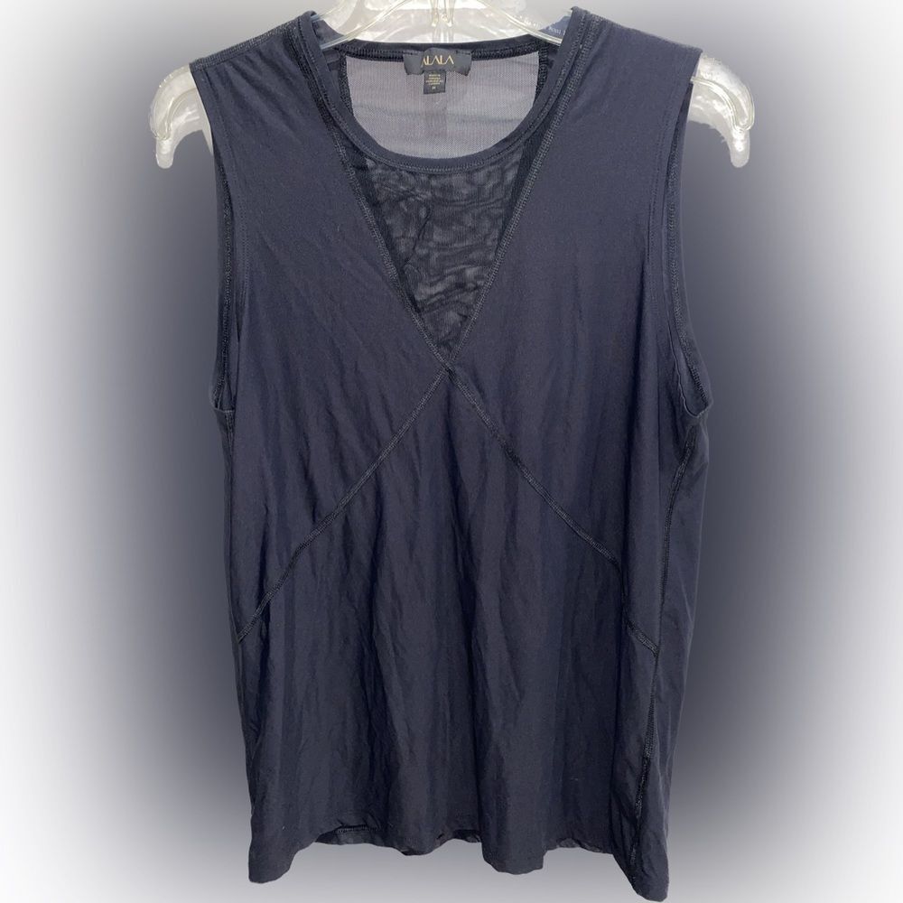 NWOT Alala Black Flyweight Tank Muscle Shirt Women’s Size Small